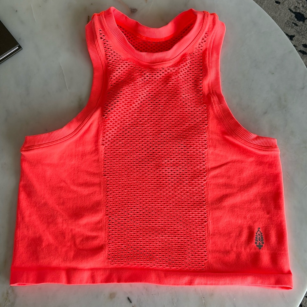 NWOT FREE PEOPLE MOVEMENT: Women's Mesh In Session Tank Top -Size XS/S